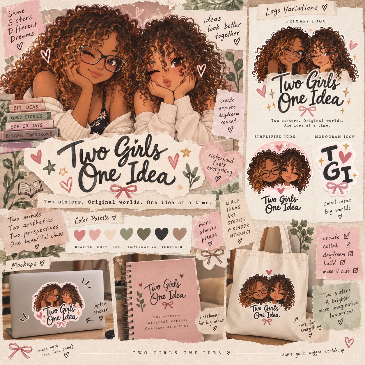 Two Girls One Idea scrapbook styling
